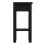 Barcelona Bedside Table with 1 Drawer in Matt Black 4