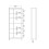 Barcelona Bookcase in Black 10