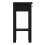 Madrid Bedside Table with 1 Drawer in Matt Black 4