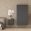 Cumbria Nightstand 1 Door + 1 Drawer Dark Grey 6