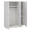 Brande Wardrobe with 3 Frame Doors in White 4
