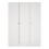 Brande Wardrobe with 3 Frame Doors in White 2
