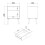 Cumbria Nightstand 1 Door + 1 Drawer Dark Grey 10
