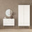 Cumbria Wardrobe with 2 Doors + 2 Drawers White 8