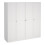 Brande Wardrobe with 4 Frame Doors in White 1