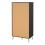 Cumbria Wardrobe with 2 Doors + 2 Drawers Dark Grey 4