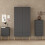 Cumbria Wardrobe with 2 Doors + 2 Drawers Dark Grey 6