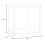 Mauro Singular Storage Unit in Matt White 5