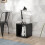 Mauro 1 Shelf Storage Unit in Matt White 3