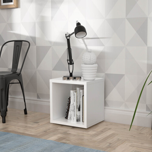 Mauro Singular Storage Unit in Matt White 2
