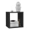 Mauro 1 Shelf Storage Unit in Matt White 4