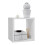 Mauro Singular Storage Unit in Matt White 4