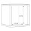 Mauro Singular Storage Unit in White High Gloss/White 10