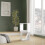 Mauro Singular Storage Unit in White High Gloss/White 5