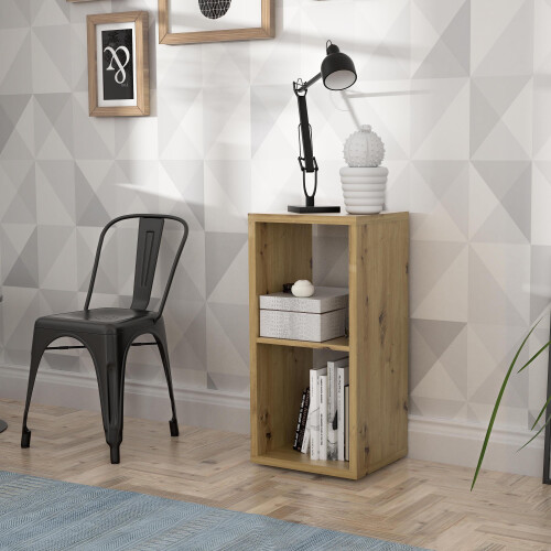 Mauro 1 Shelf Storage Unit in Artisan Oak 2