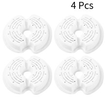 (Filters) Water Cat 2l Fountain Pet Dog Led Drinking Bowl Automatic Dispenser Cube Shape