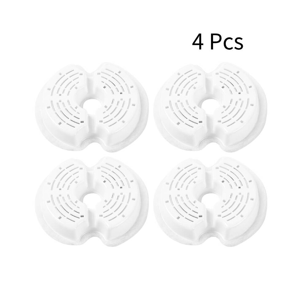 (Filters) Water Cat 2l Fountain Pet Dog Led Drinking Bowl Automatic Dispenser Cube Shape
