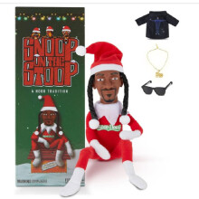 (Style A) Dogg Snoop On A Stoop Plush Toy Doll Action Model Hip Hop Lovers Christmas Decor