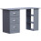 Home Discount (Grey) Mason 3 Drawer Shelf Computer Desk PC Office Study 7