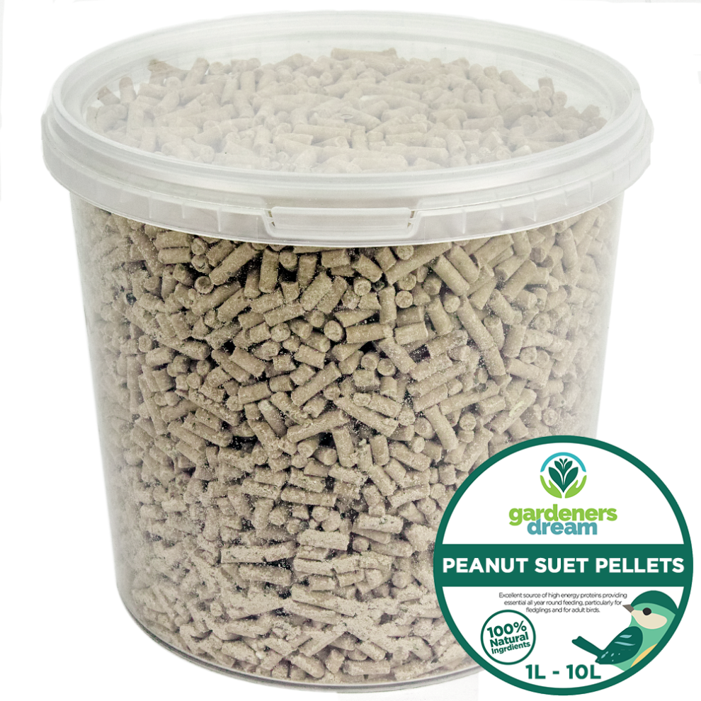 Gardeners Dream Gardenersdream Peanut Suet Pellets - Nutritious Garden Wild Bird Food In Tubs