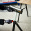 Homcom HOMCOM Woodworking Metal Roller Stand Wood Work Rest Adjustable Support 6