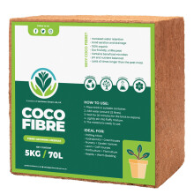 Coir Compost Block | 100% Natural Easy to Grow & Use | Coco Soil (5kg)