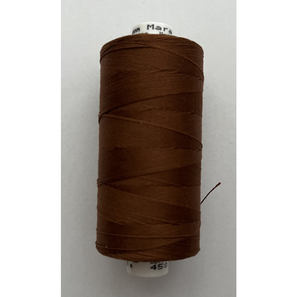 Gutermann Mara 50 Polyester Sewing Thread 500m Colour: 450 Light Brown