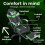 NEO Neo Massage Racing Computer Gaming Office Chair With Footrest 2