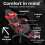 NEO Neo Racing Computer Gaming Office Chair With Footrest 2