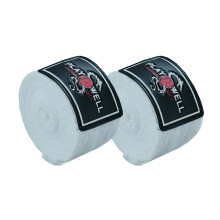 Boxing Elasticated Cotton White Hand Wraps - 4M