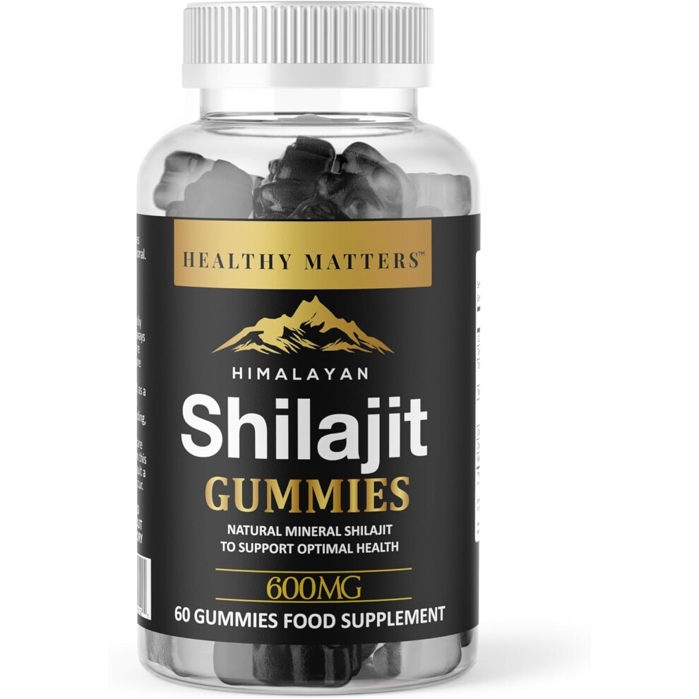 Pure Himalayan Shilajit Gummies, Organic Optimal Health Support