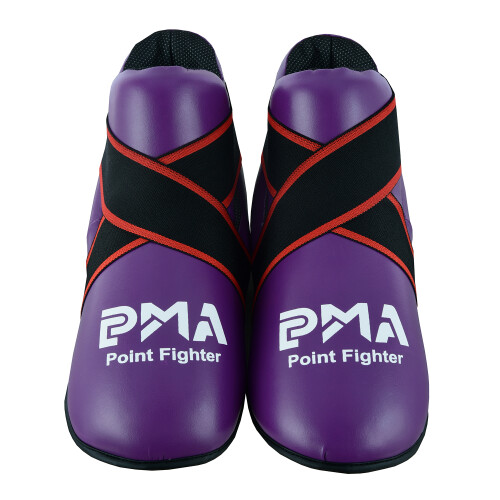 ( X - Small) Semi Contact Point Sparring Boots - Purple 2