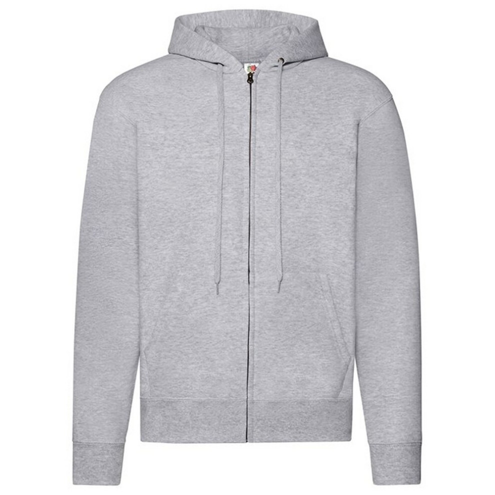 (XXL, Heather Grey) Fruit of the Loom Unisex Adult Classic Hoodie