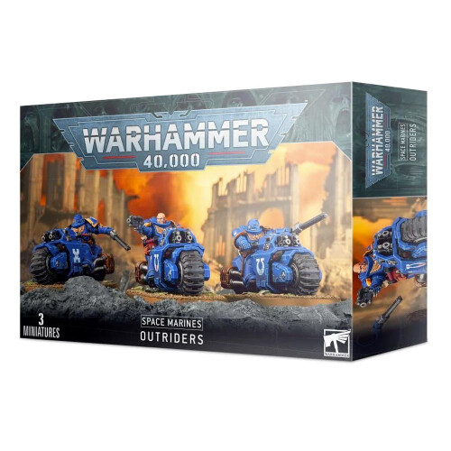 Warhammer Games Workshop Space Marines Outriders Warhammer 40k 48-41 - Tabletop Miniatures Wargame