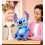 Disney Real FX Disney Stitch Puppet Interactive Toy 4