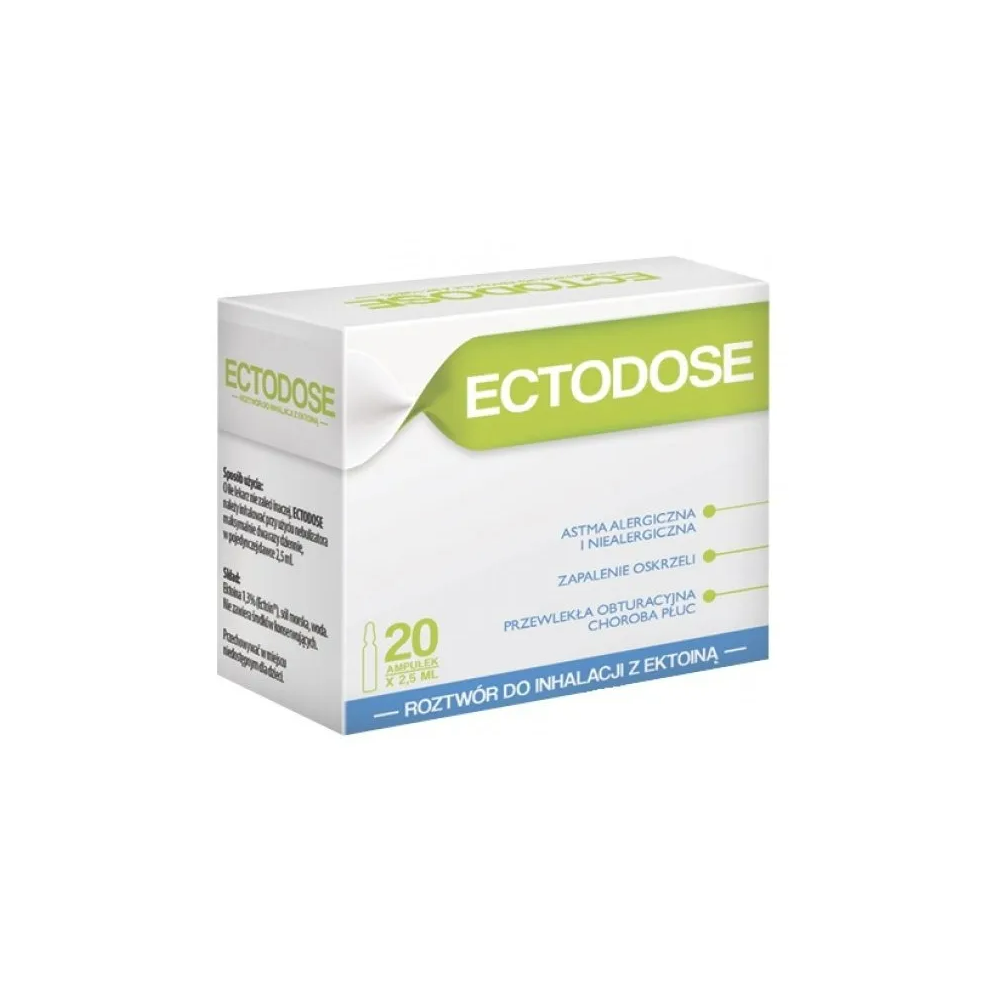 Ectodose  inhalation solution with ectoine  2.5 ml x 20 ampoules