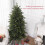 Homcom HOMCOM 6 Ft Artificial Christmas Tree with Metal Base, Hinged Branches 3