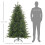 Homcom HOMCOM 6 Ft Artificial Christmas Tree with Metal Base, Hinged Branches 2