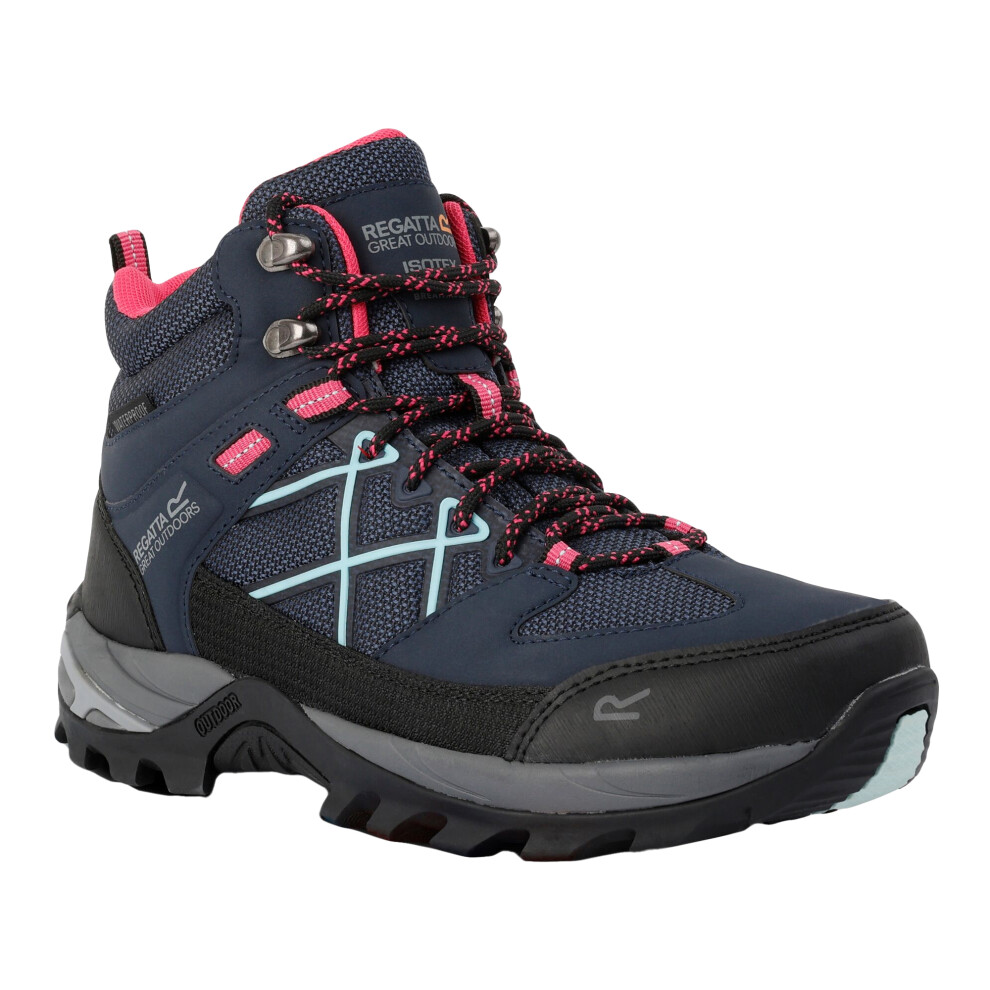 (3 UK, Navy/Pink) Regatta Womens/Ladies Samaris III Walking Boots