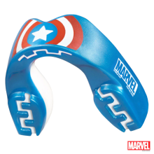 ( Senior (12+)) SAFEJAWZ Marvel Captain America Mouthguard