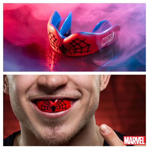 ( Senior (12+)) SAFEJAWZ Marvel Spiderman Mouthguard 2