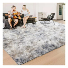 (120cm x 170cm (4ft x 5ft 8"), Light Grey) Extra Large Rug Soft Shaggy Living Room Carpet Mat