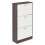 Vida Designs (Walnut & White) 3 Drawer Shoe Cabinet Pull Out Hallway Storage 8