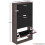Vida Designs (Walnut & Black) 3 Drawer Shoe Cabinet Pull Out Hallway Storage 3