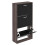 Vida Designs (Walnut & Black) 3 Drawer Shoe Cabinet Pull Out Hallway Storage 7