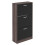 Vida Designs (Walnut & Black) 3 Drawer Shoe Cabinet Pull Out Hallway Storage 8