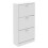 Vida Designs (White) 3 Drawer Shoe Cabinet Pull Out Hallway Storage 8