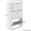 Vida Designs (White) 3 Drawer Shoe Cabinet Pull Out Hallway Storage 3