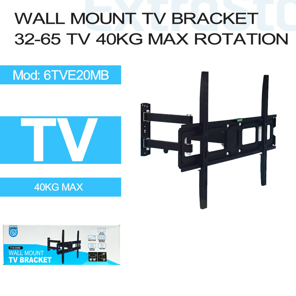 Wall Mount TV Bracket 32-65"TV 40kg Max, rotation