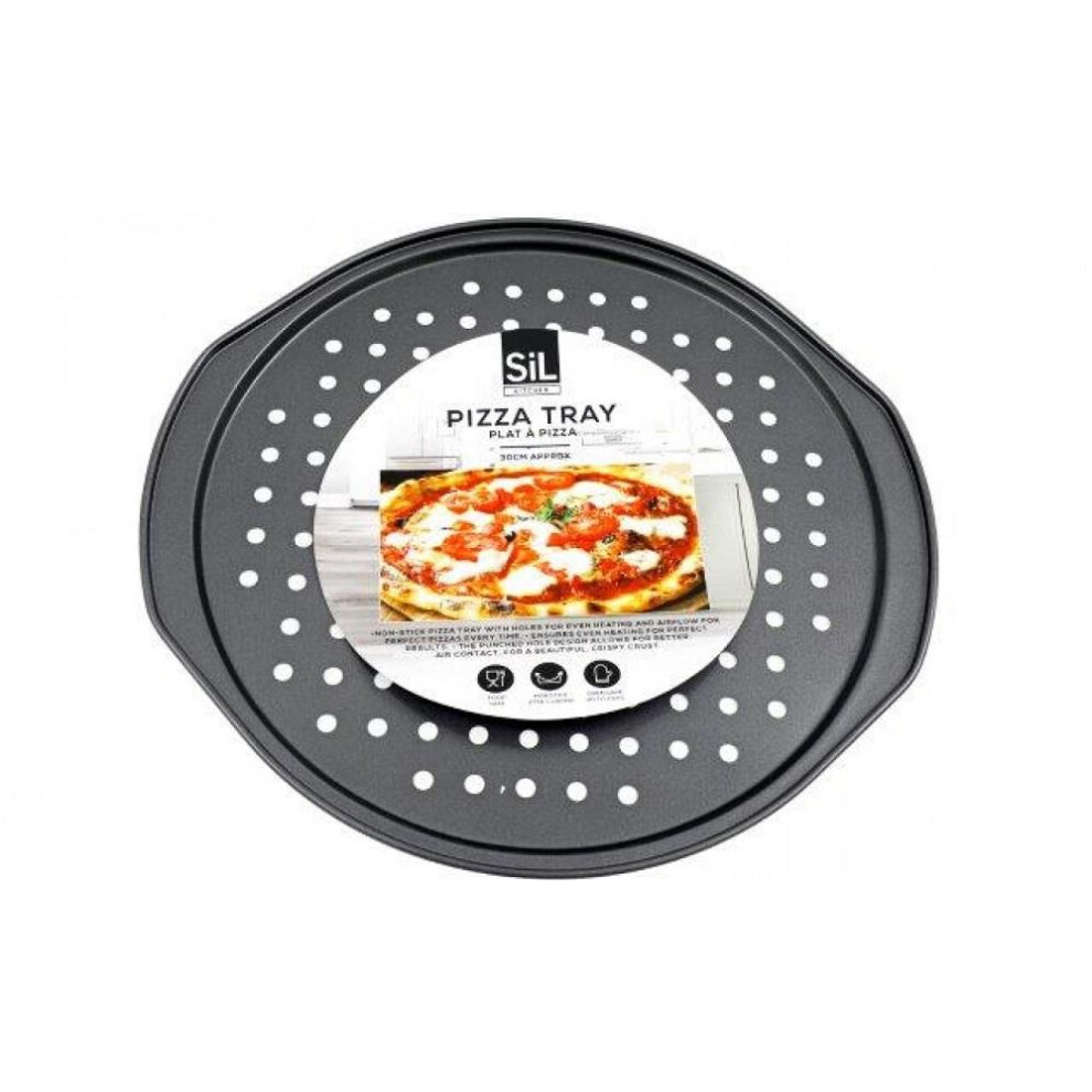 Sifcon-International-Plc 30Cm Metal Pizza Tray